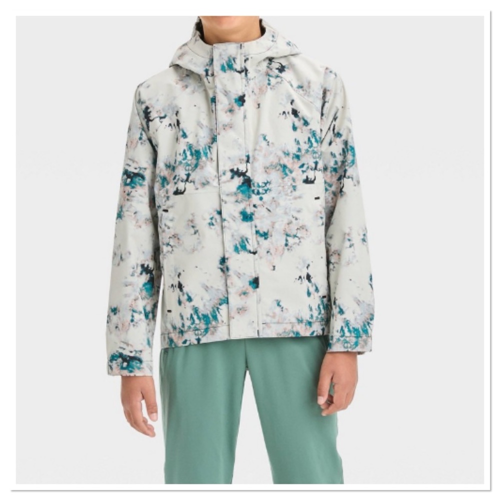 Kids Waterproof Abstract Rain Shell Coat Jacket All In Motion